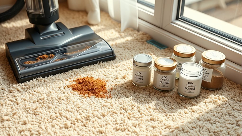 dry carpet cleaning methods