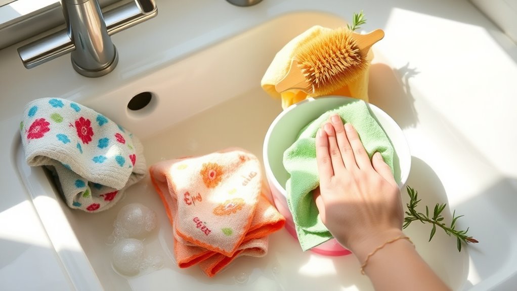 eco friendly dishcloth cleaning methods