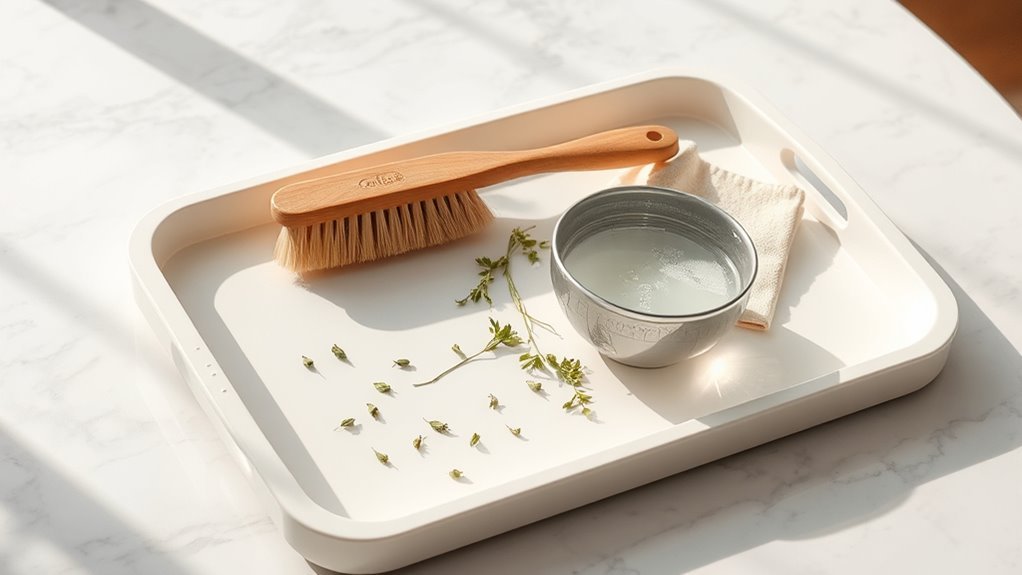 effective rolling tray cleaning