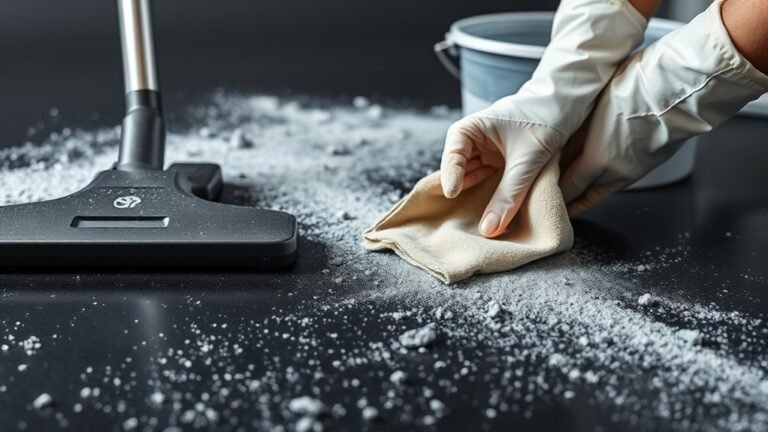 eliminate concrete dust effectively