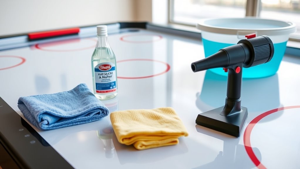 essential cleaning supplies listed