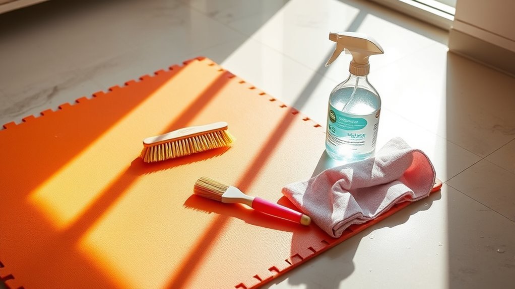 essential cleaning supplies listed