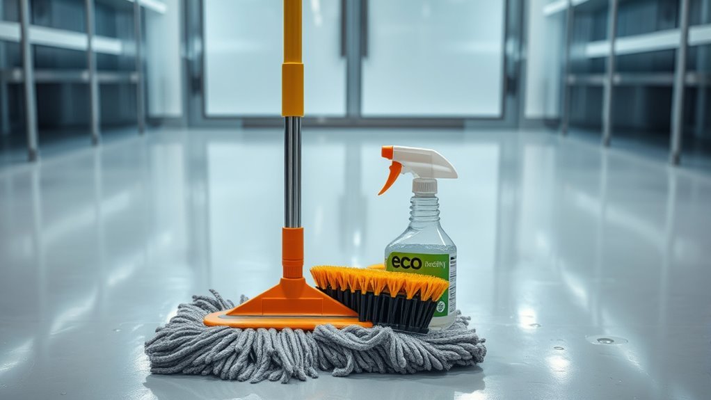 essential cleaning supplies listed