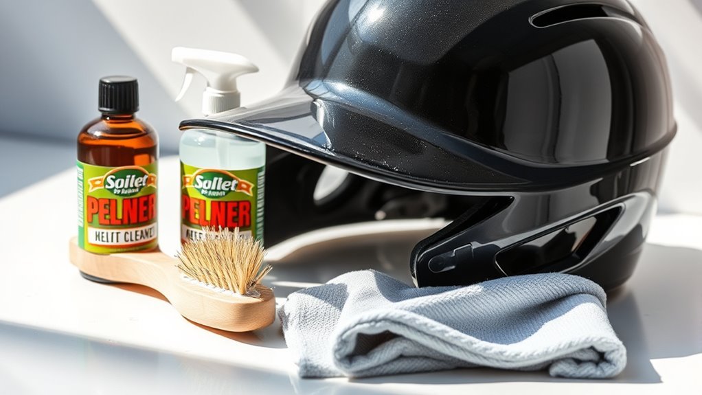 essential helmet cleaning supplies