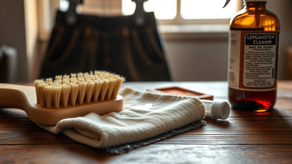 essential leather cleaning tools
