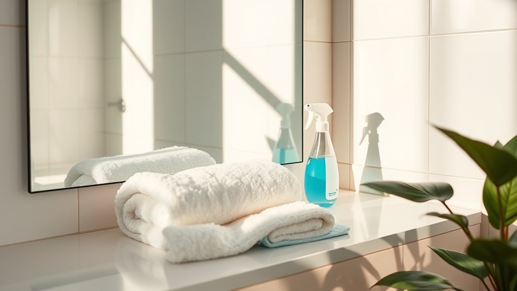 essential mirror cleaning preparation