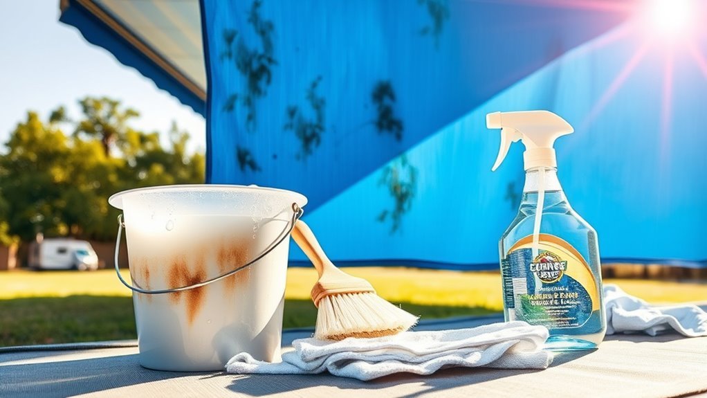 essential rv awning cleaning tools