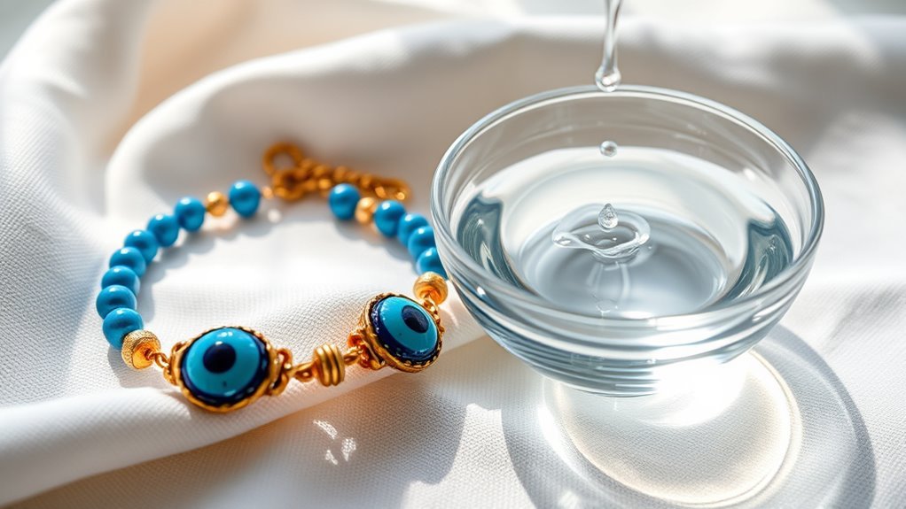 evil eye bracelet cleaning tips