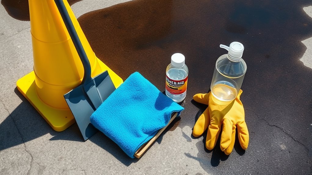 gas spill cleanup tools