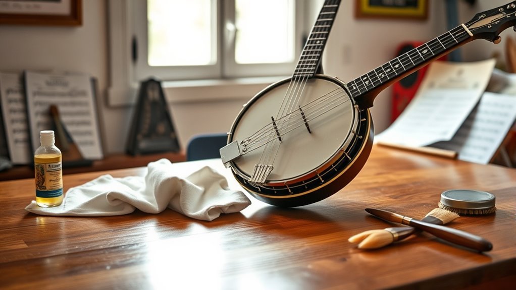 gather cleaning tools efficiently