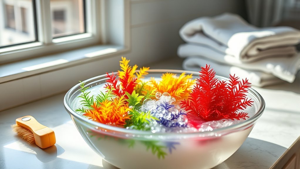 gather supplies for cleaning