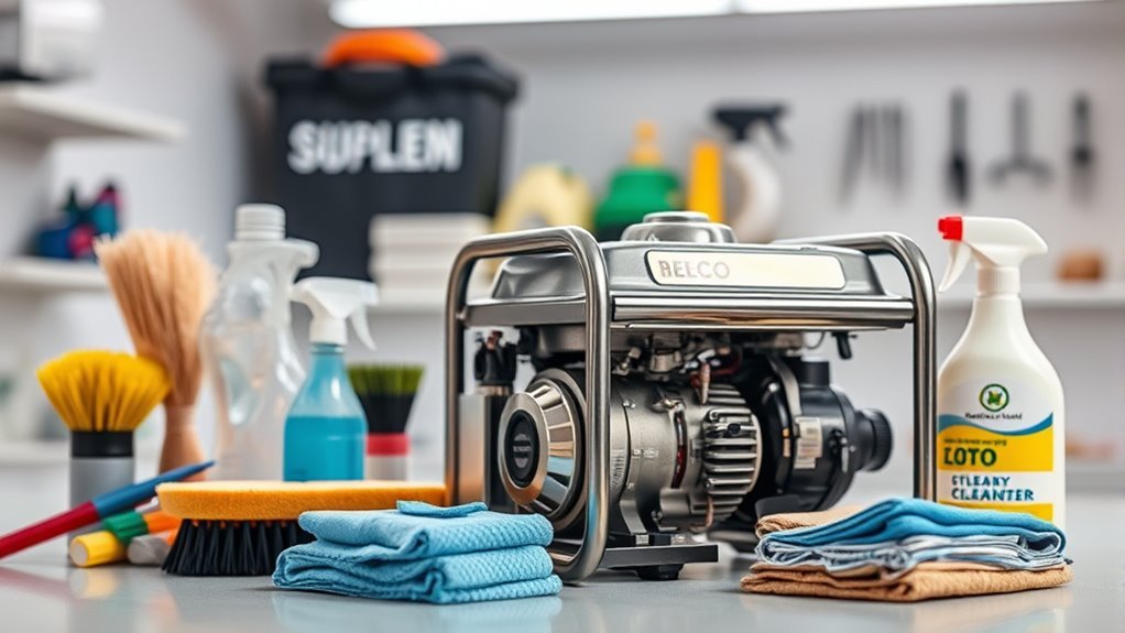 generator cleaning and maintenance