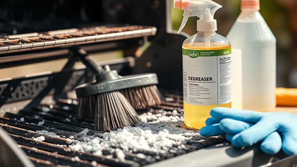 grill cleaning tools needed