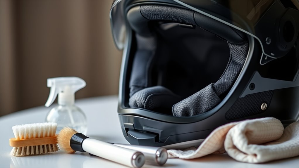 helmet liner cleaning guide