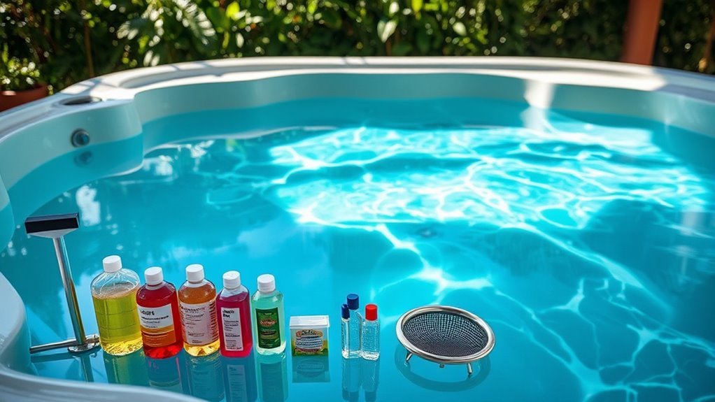 hot tub water maintenance essentials