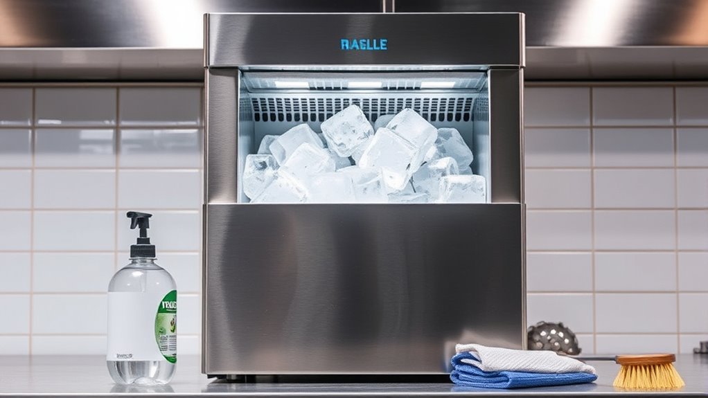 ice machine cleaning schedule