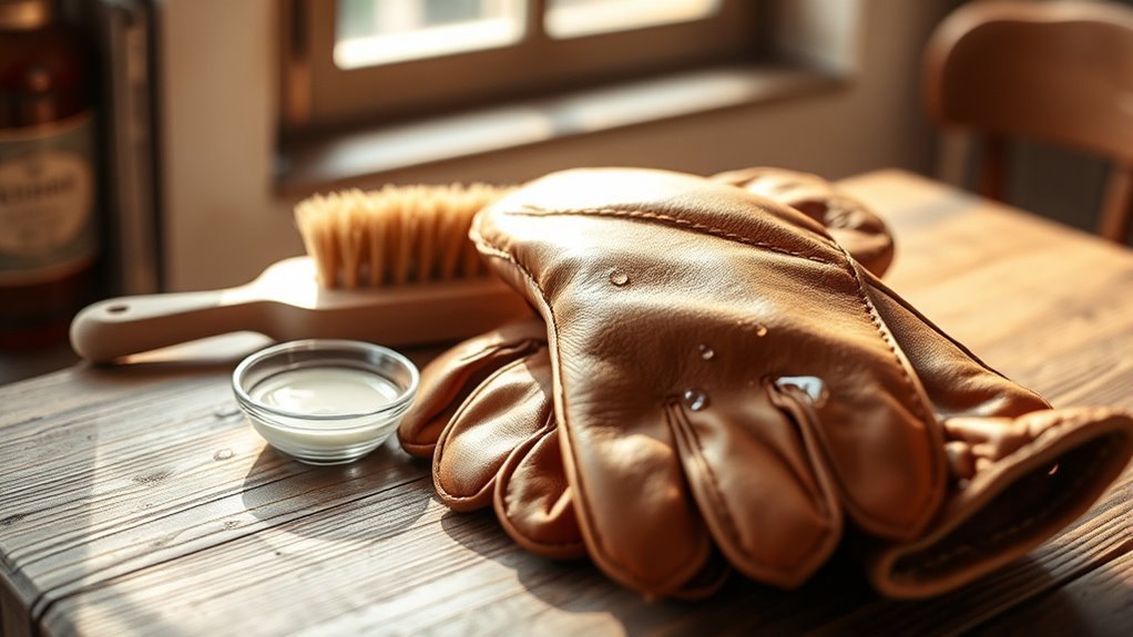 leather mittens cleaning guide
