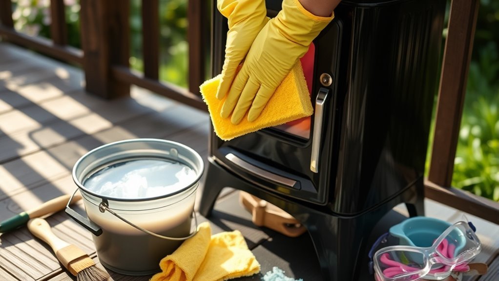 log burner cleaning guide