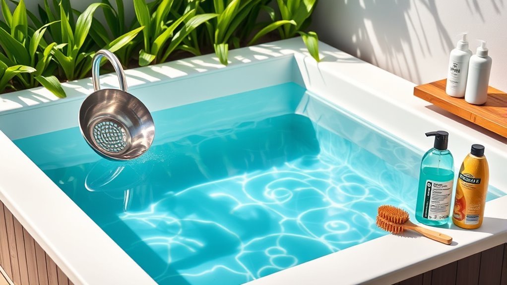 maintain cold plunge hygiene