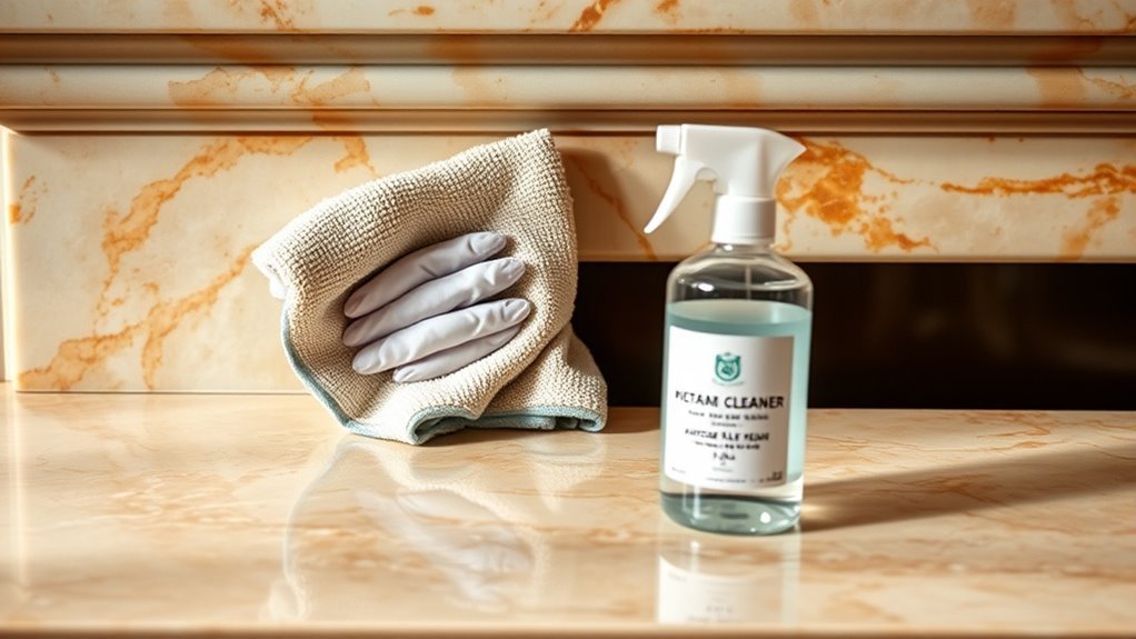 marble fireplace cleaning tips