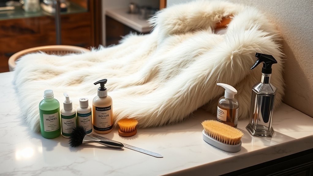 mink coat cleaning preparation