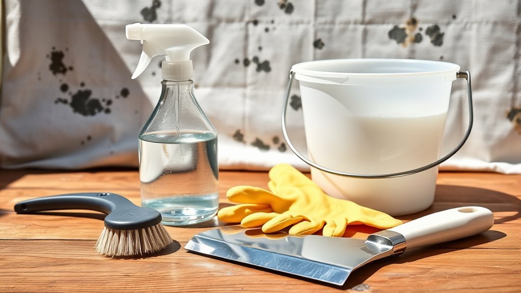 mold removal cleaning supplies