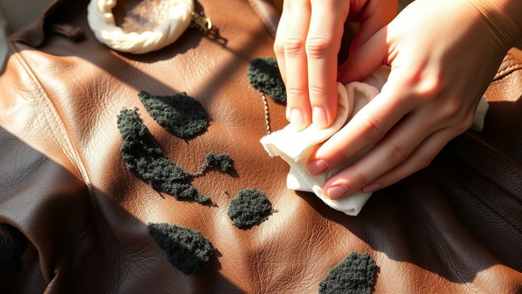 mould removal for leather