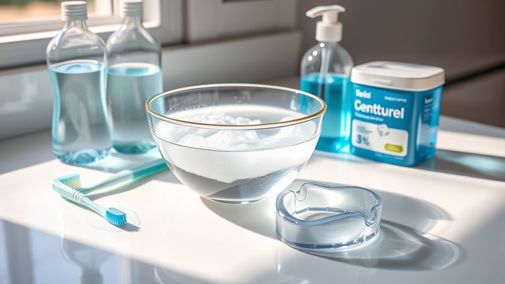 mouthguard cleaning essentials listed
