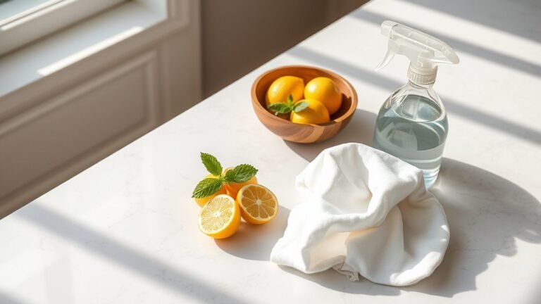 natural quartzite countertop cleaning