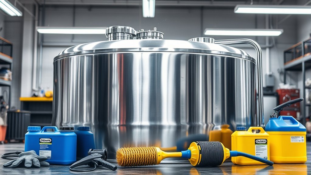 oil tank cleaning supplies