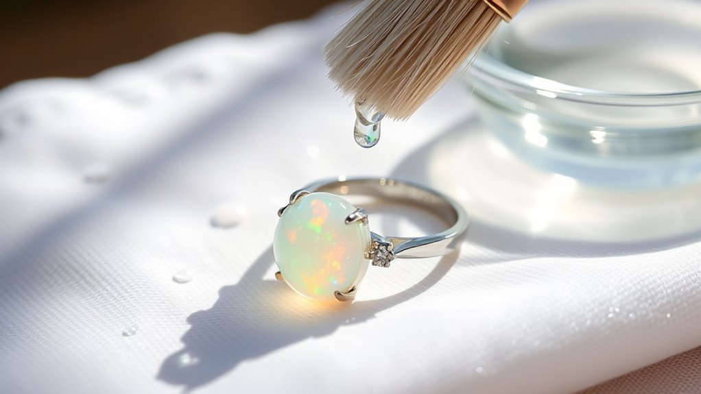 opal ring cleaning tips
