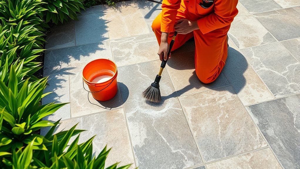 outdoor stone cleaning techniques