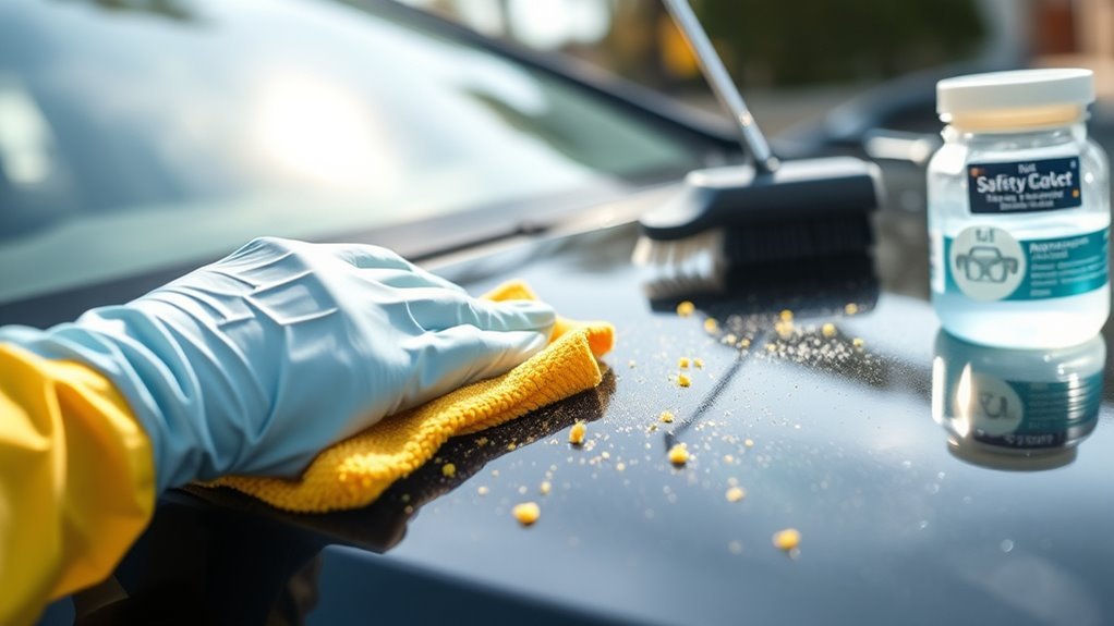 pollen cleaning safety tips