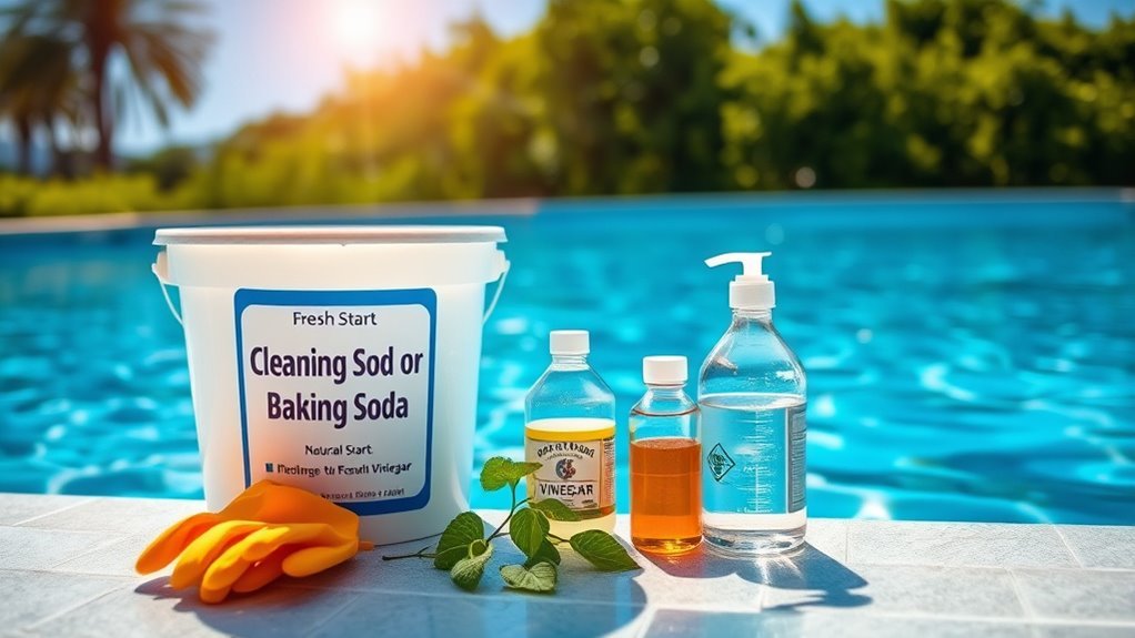 pool cleaning preparation steps