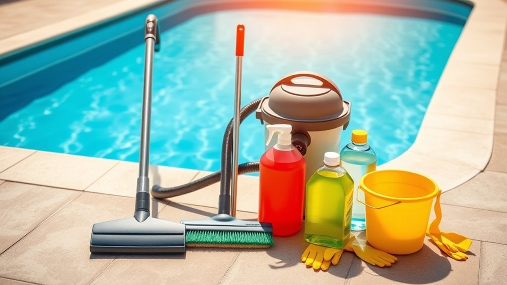 pool cleaning supplies checklist