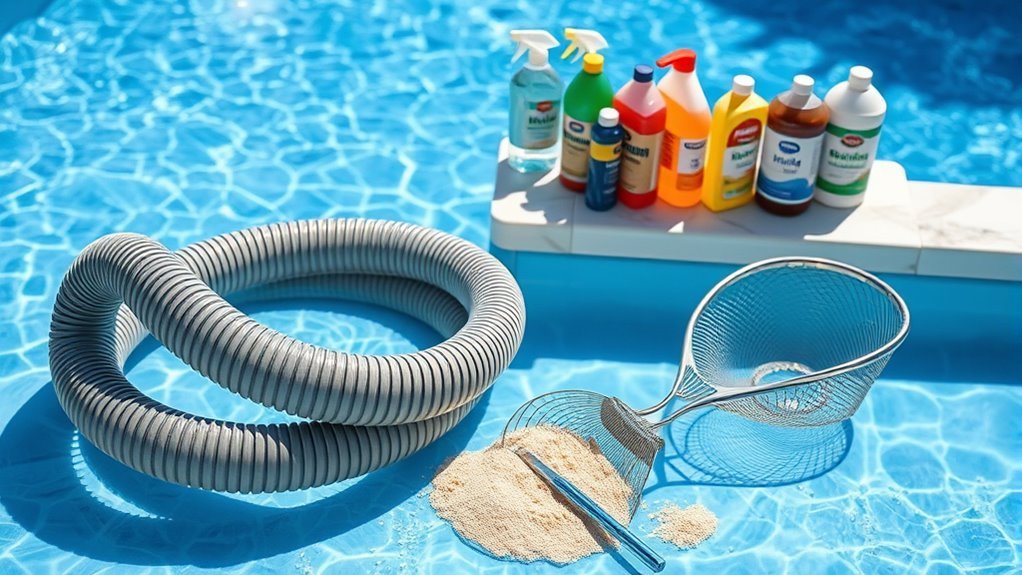 pool sand removal tools