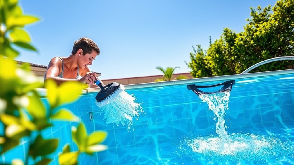 pool tile cleaning tips