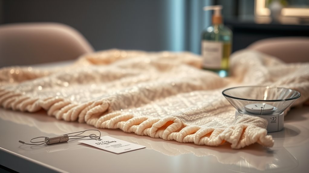 prepare blanket for cleaning