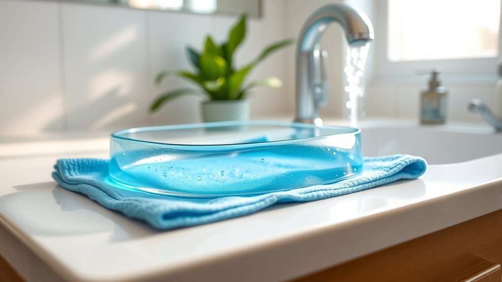 prepare cleaning materials first