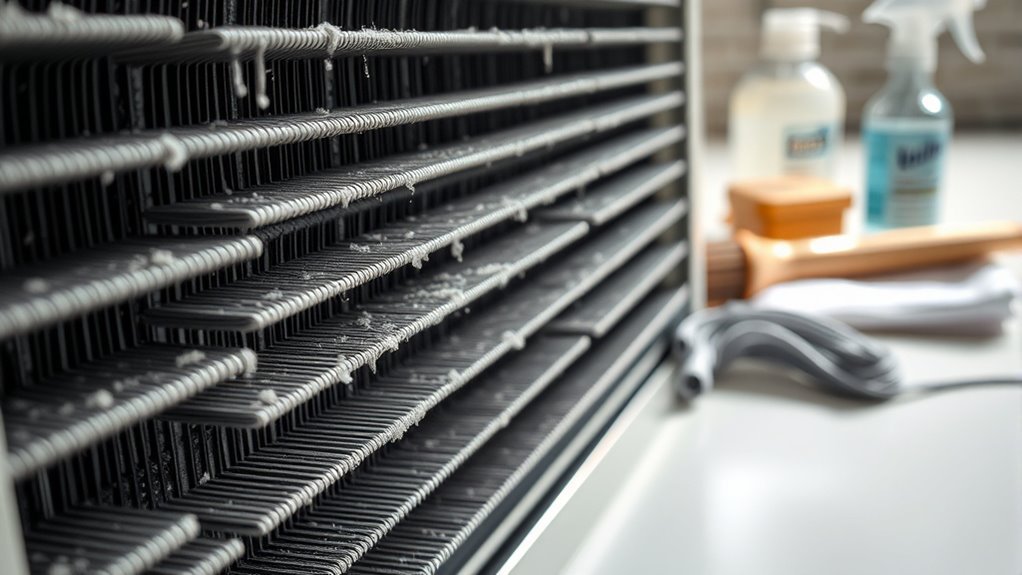 prepare for coil cleaning