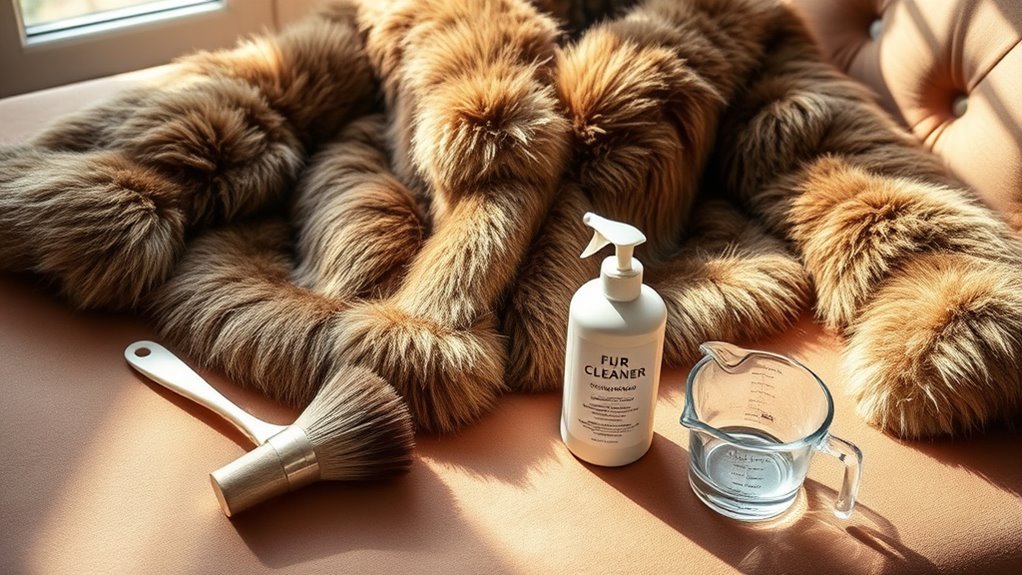 prepare fur coat properly