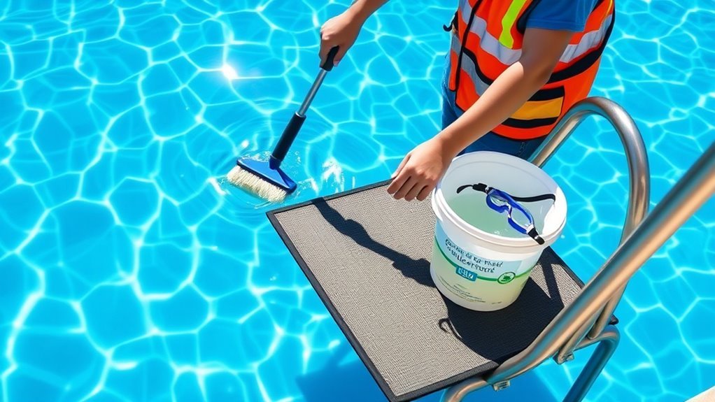 prioritize safety while cleaning