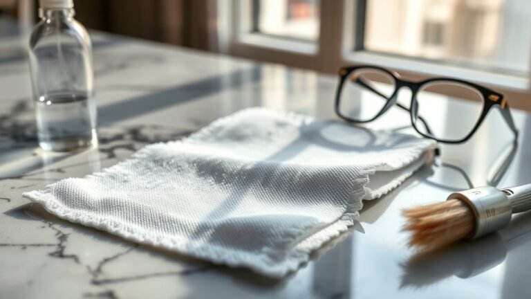 properly clean eyeglass cloths
