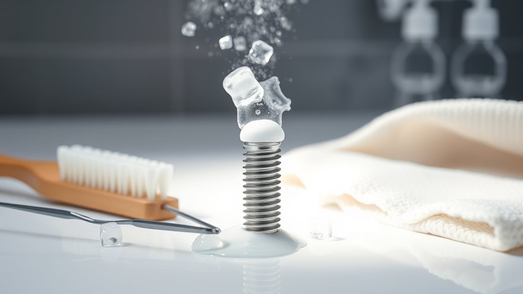 properly maintain dental implants