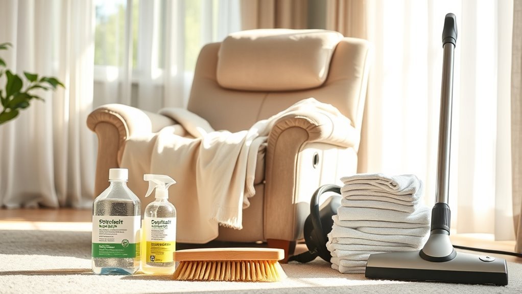 recliner cleaning preparation checklist