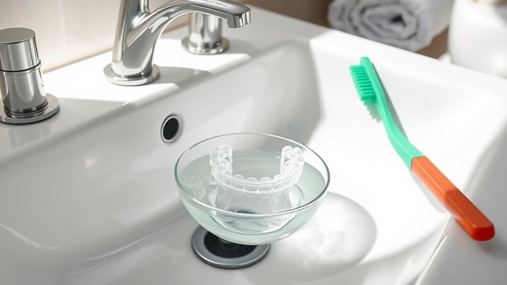 regular retainer cleaning schedule