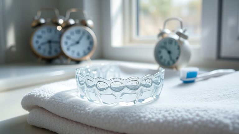 regularly clean your retainers