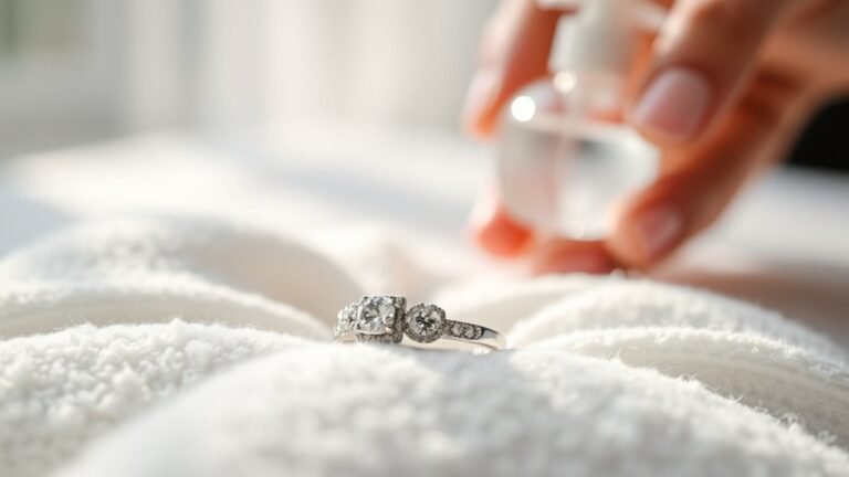 regularly clean your ring