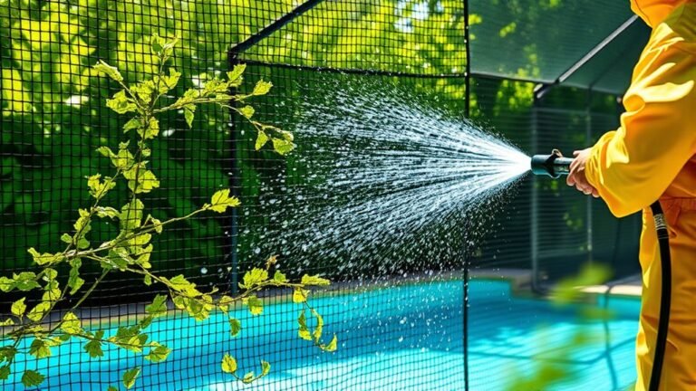 remove algae from enclosure