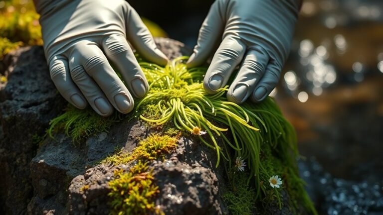 remove algae from rocks